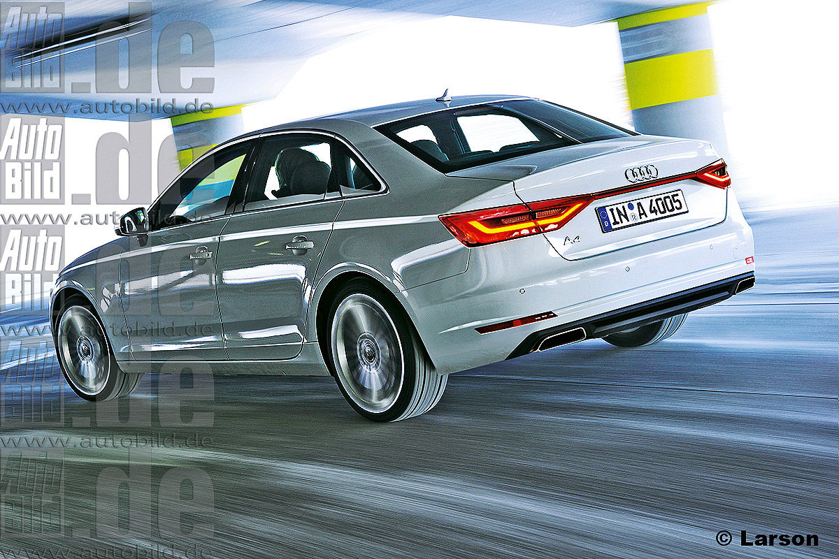 2016 Audi A4 (B9) to get 13 engine options, 9-speed AT