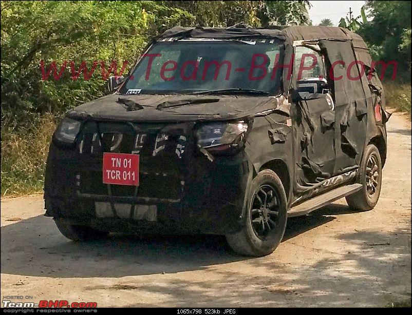 2016 Mahindra U301 spied front three quarter