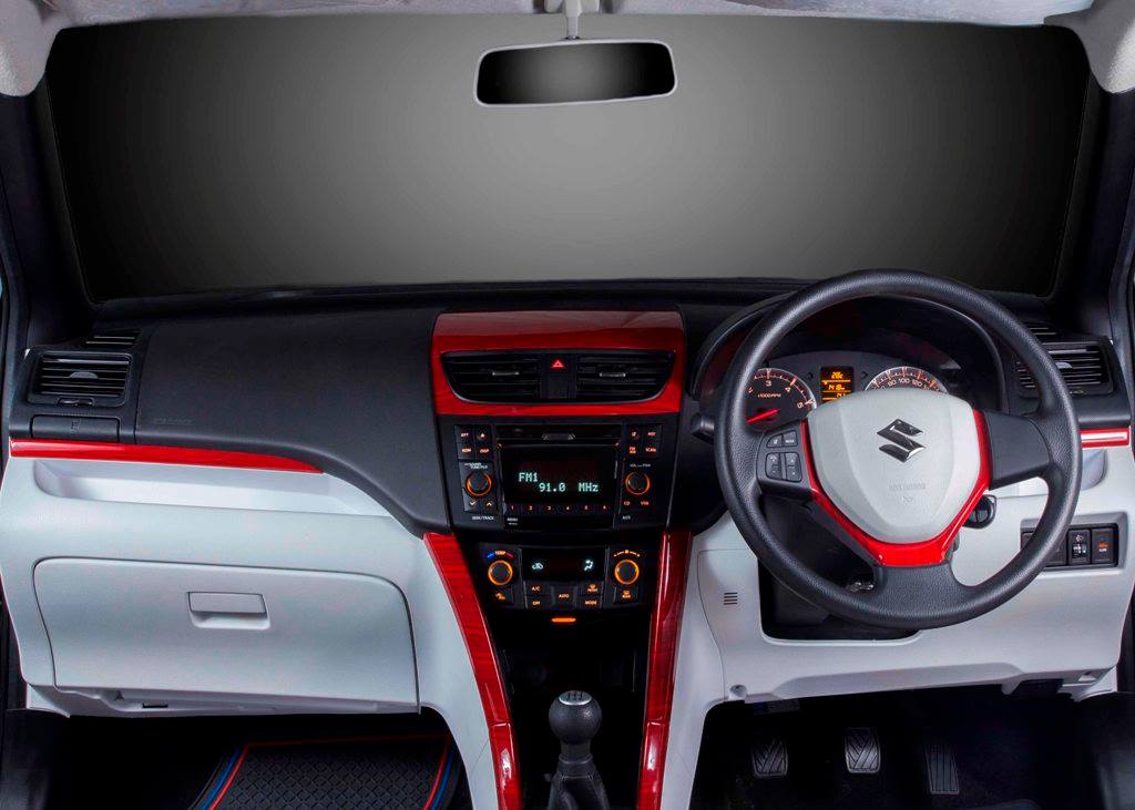 DC Design modified Maruti Swift interior