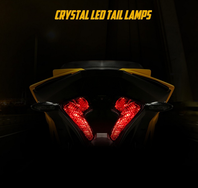 Bajaj pulsar rs cheap 200 back light