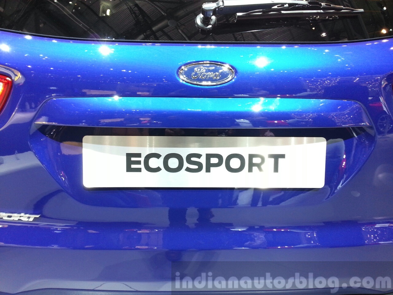 Ford EcoSport S rear door at the 2015 Geneva Motor Show
