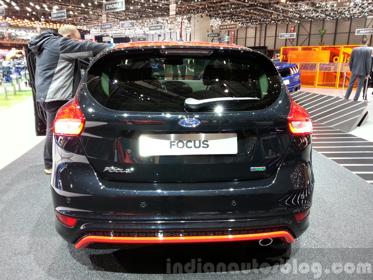 Ford Focus Black Edition rear at the 2015 Geneva Motor Show