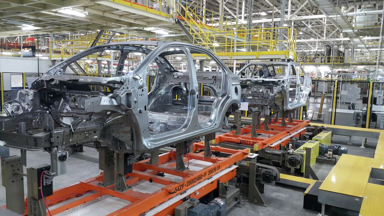 Ford Sanand Plant Figo Aspire assembly line