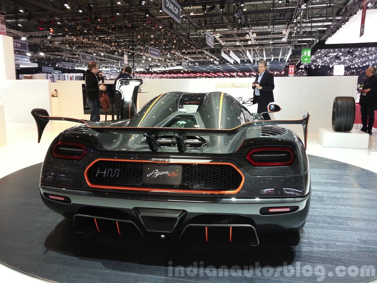 Koenigsegg Agera RS rear view at the 2015 Geneva Motor Show