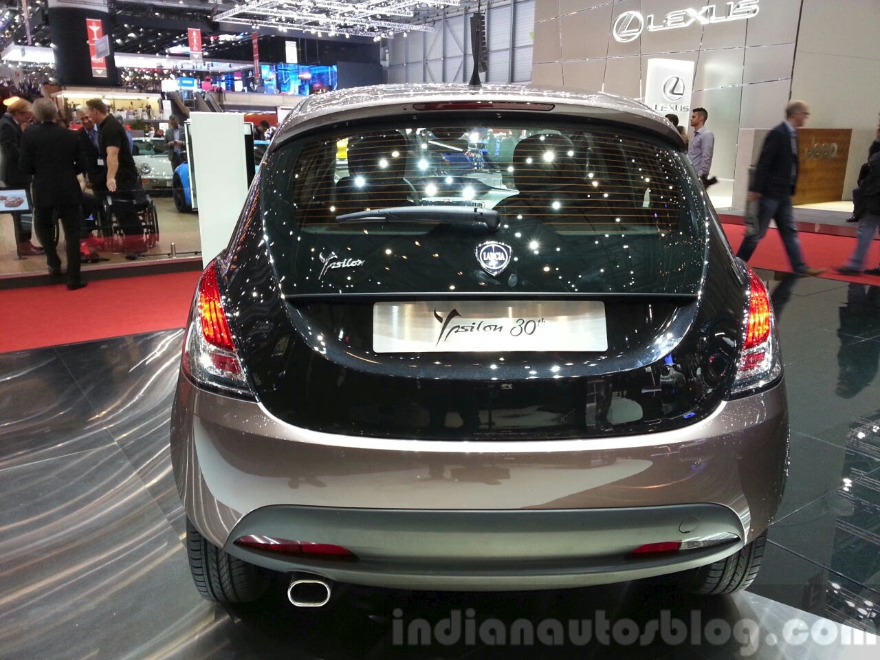 Lancia Ypsilon 30th Anniversary rear at the 2015 Geneva Motor Show