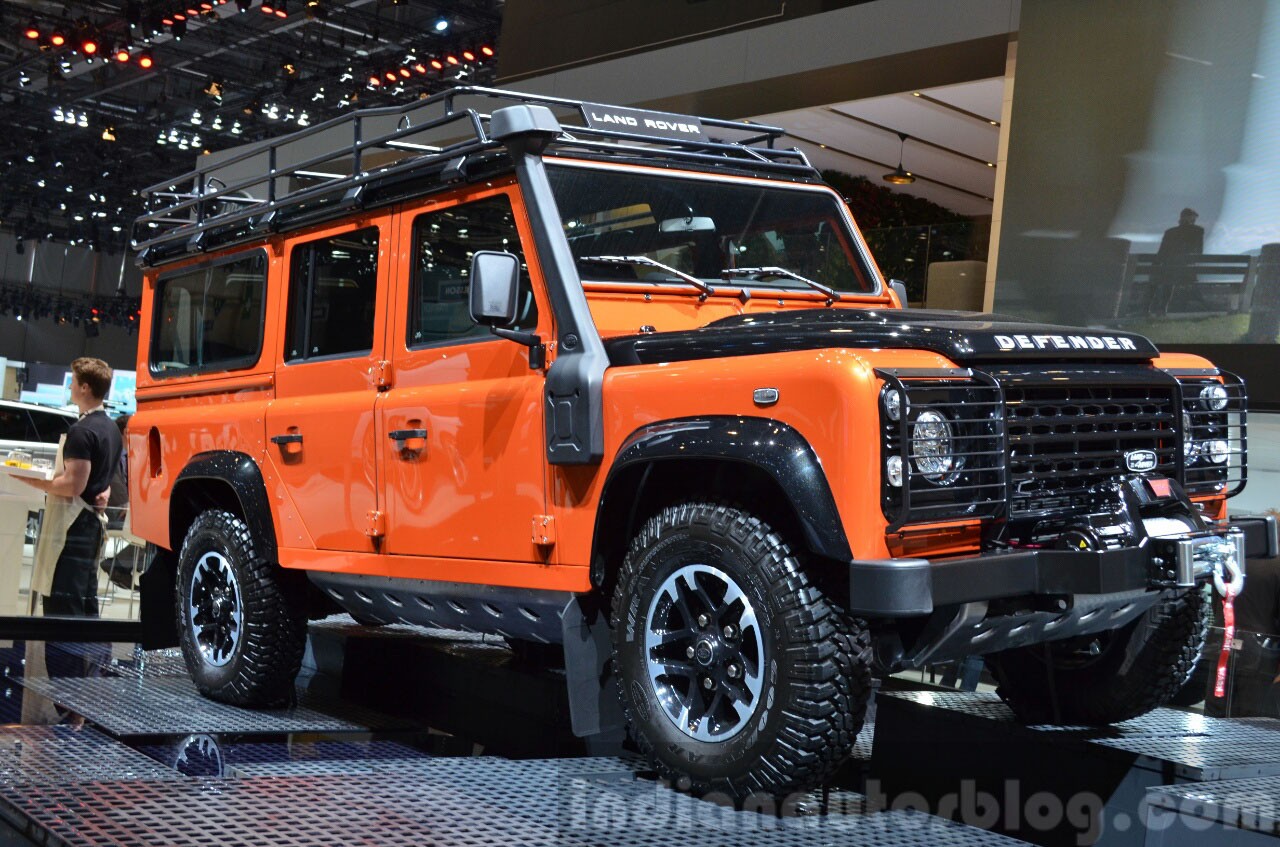 Herstellen Getuigen stoeprand Land Rover Defender Adventure Edition - 2015 Geneva Live