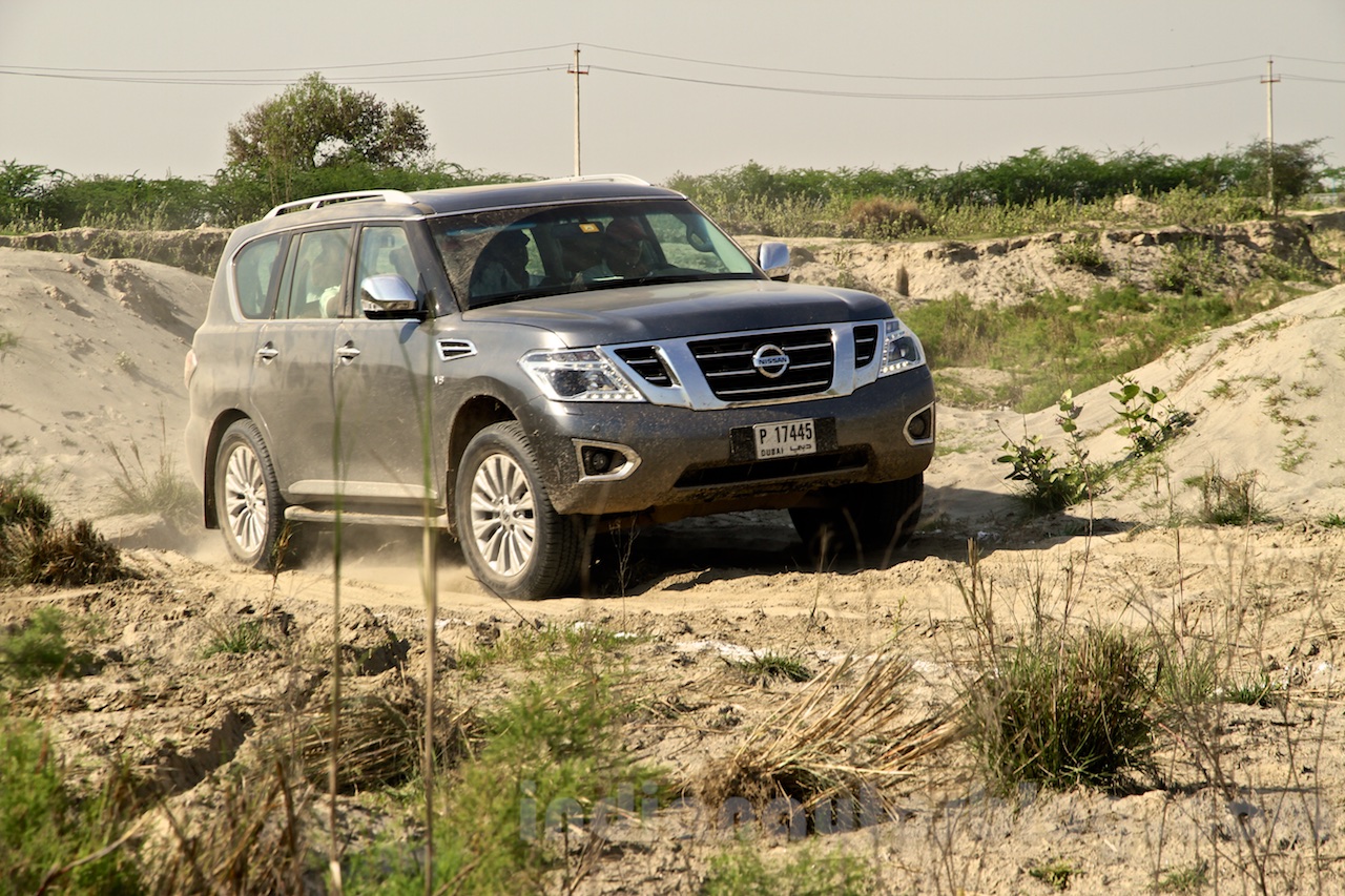 Nissan Patrol India showcase front three quarter(17)