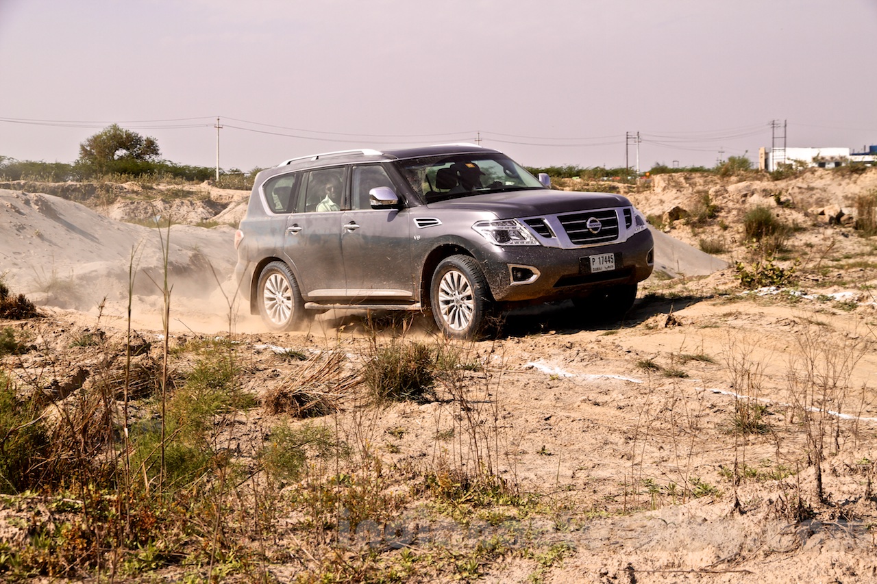 Nissan Patrol India showcase front three quarter(19)