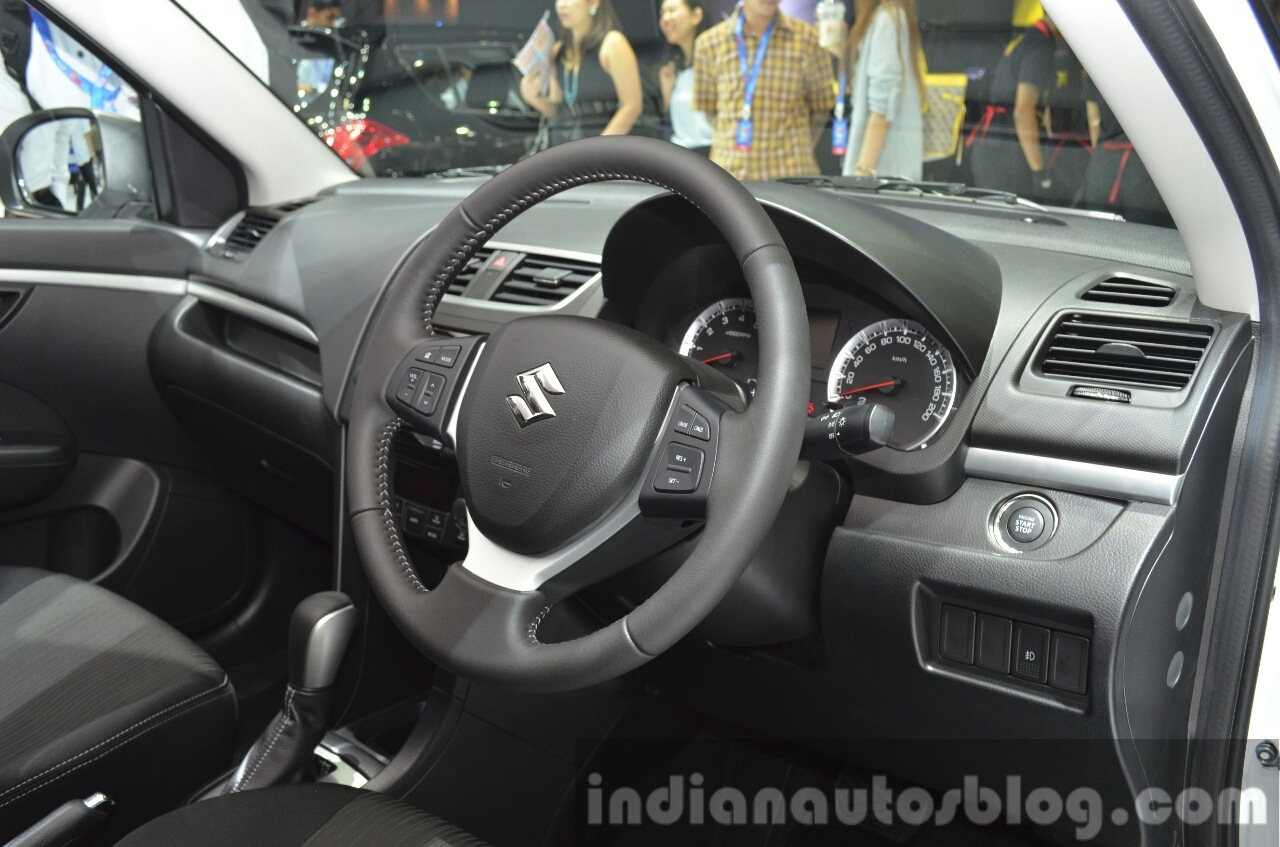 Suzuki Swift RX interior at the 2015 Bangkok Motor Show