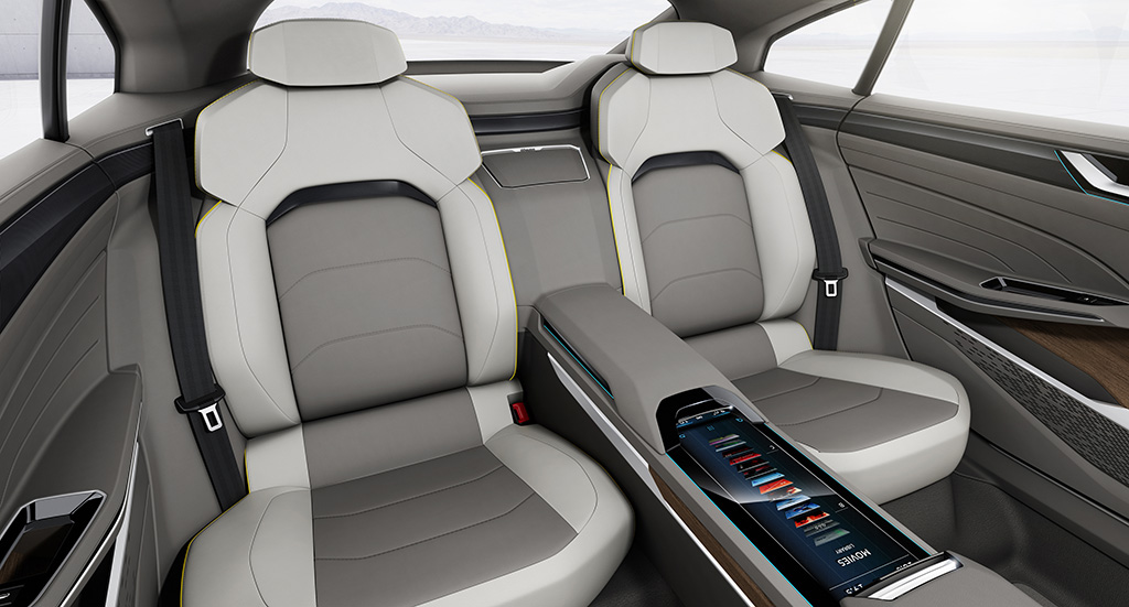 Volkswagen Sport Coupe Concept GTE rear seats