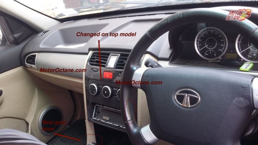2015 Tata Safari Storme Facelift Interior Spied