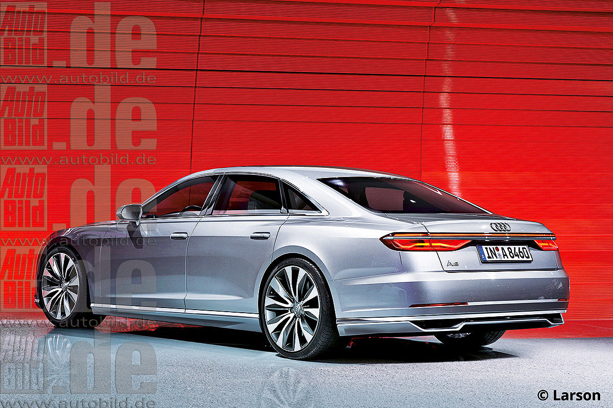 2018 Audi A8 to have 6L W12, 4L V8 engines - Rendering
