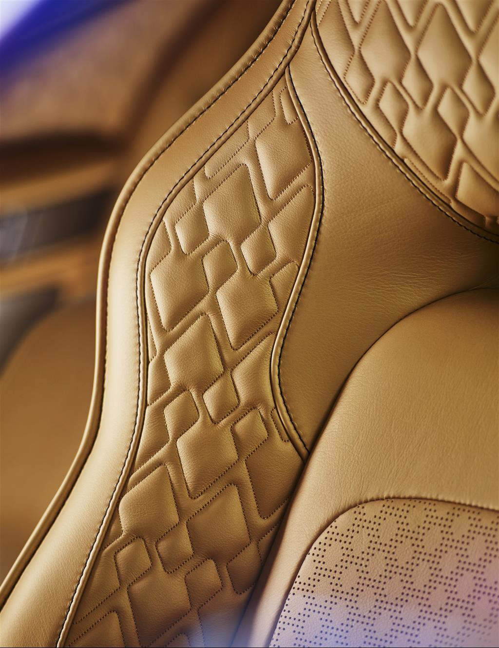 Aston Martin Lagonda Taraf seat stitching
