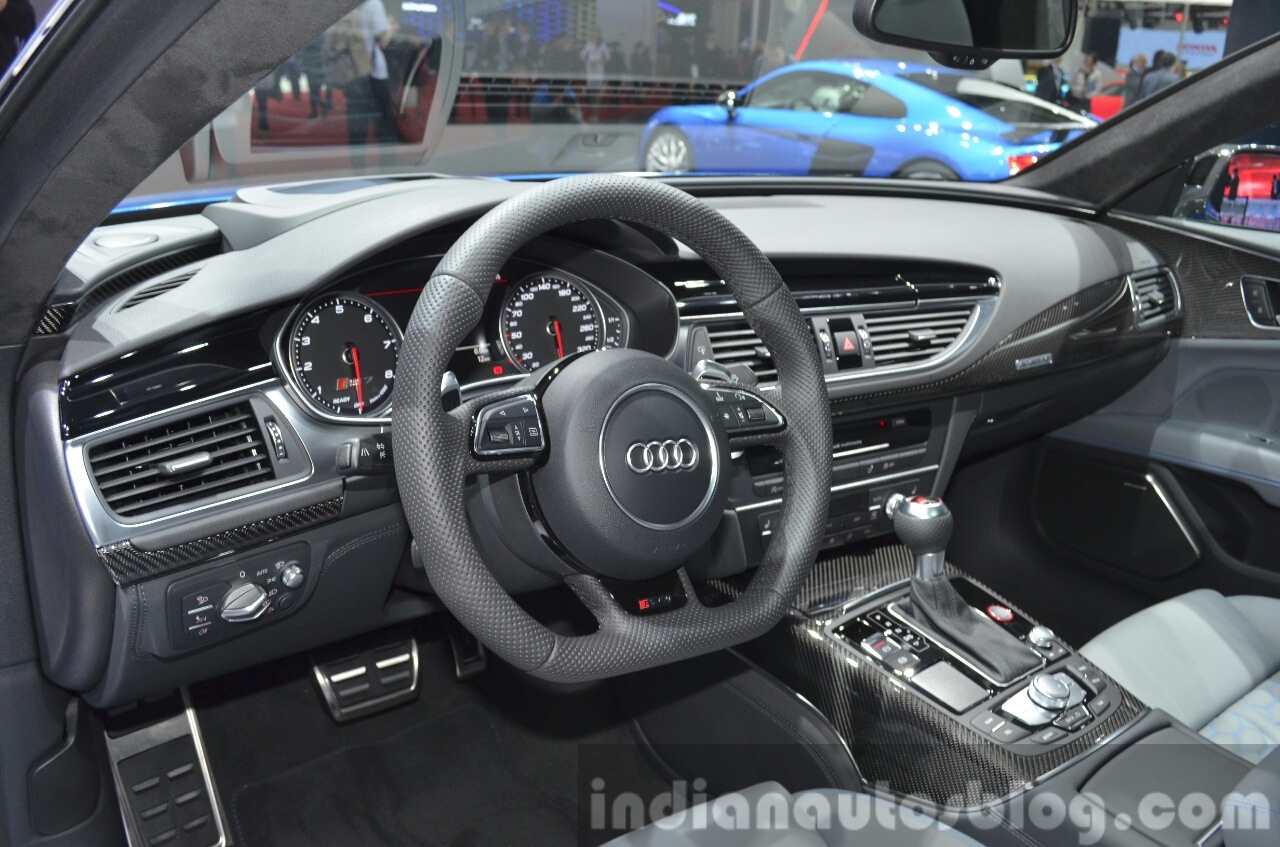 Audi RS7 interior at Auto Shanghai 2015