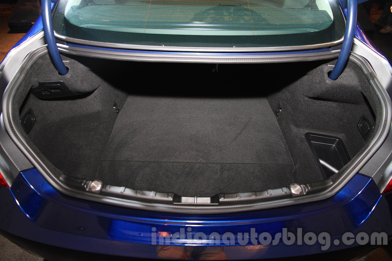 2015 BMW 6 Series Gran Coupe facelift boot space