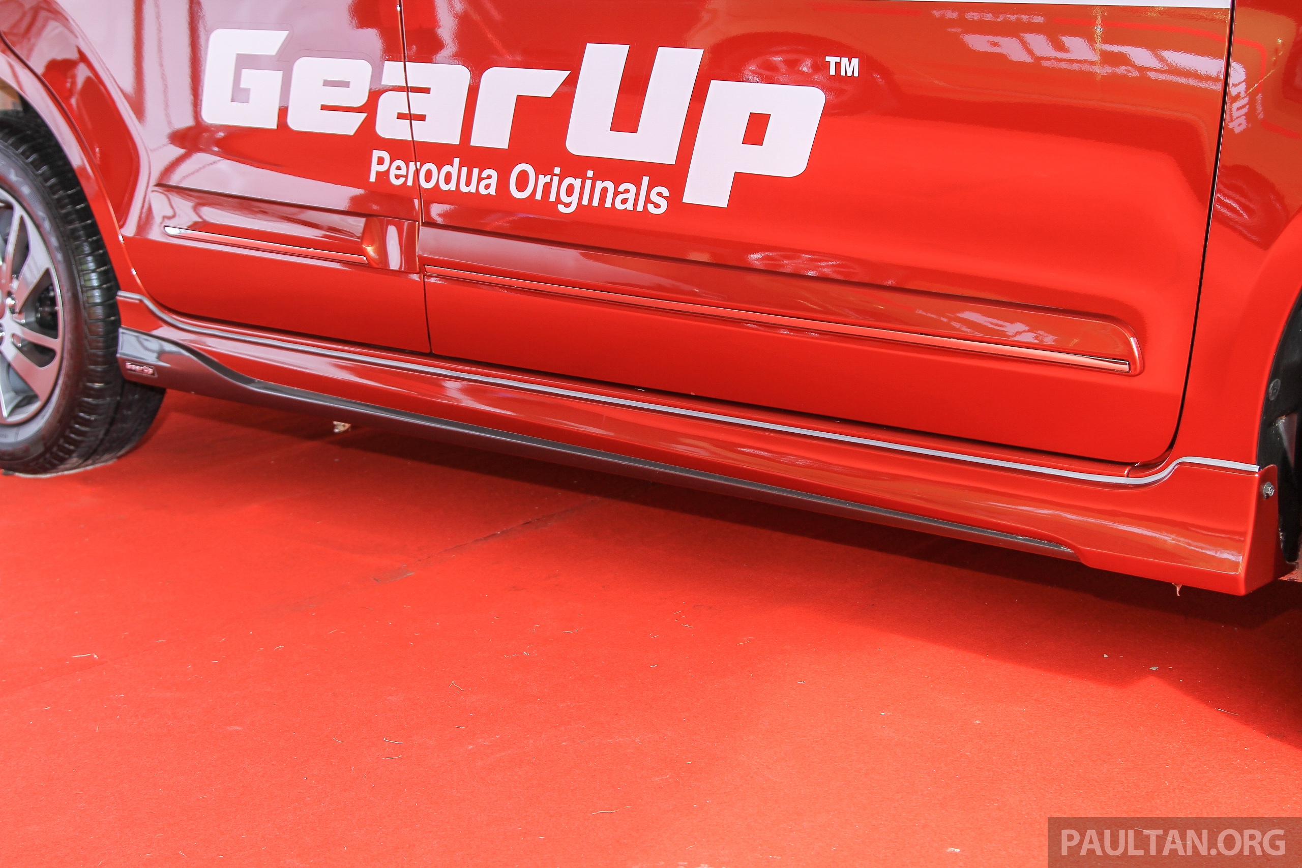 2015 Perodua Myvi Advance side extension with Gear Up 
