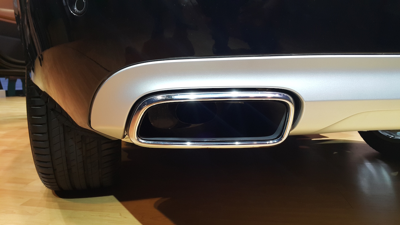 2015 Volvo XC90 exhaust tip india launch