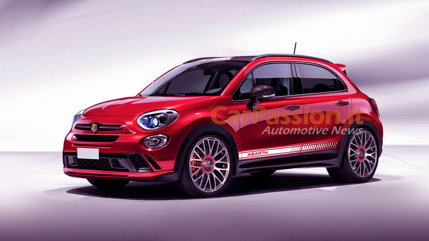 Email afvoer Selectiekader Fiat Abarth 500X spotted testing in Italy