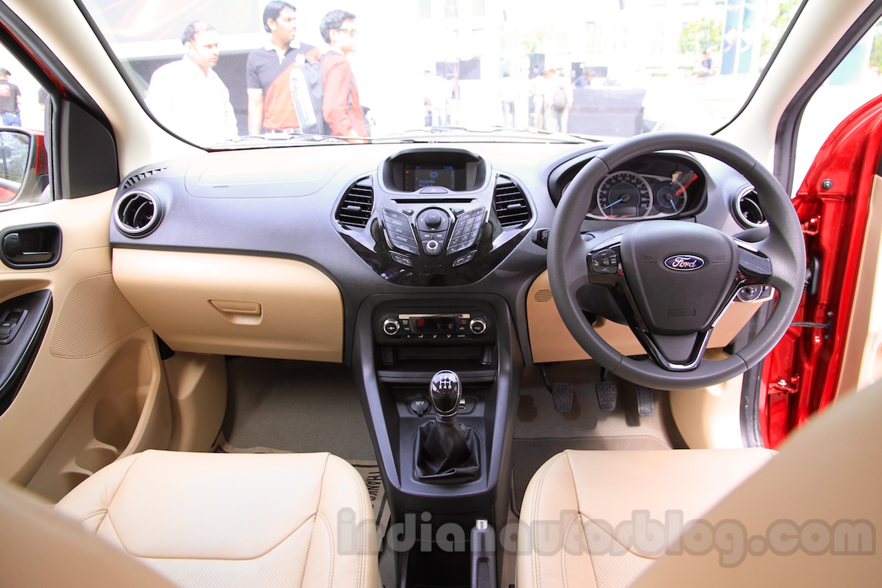 Ford Figo Aspire Makes Public Debut Interior Revealed