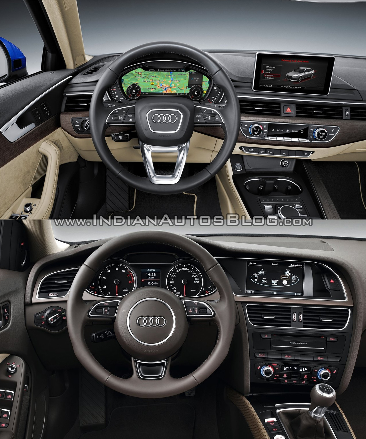 Audi a4 b8 интерьер
