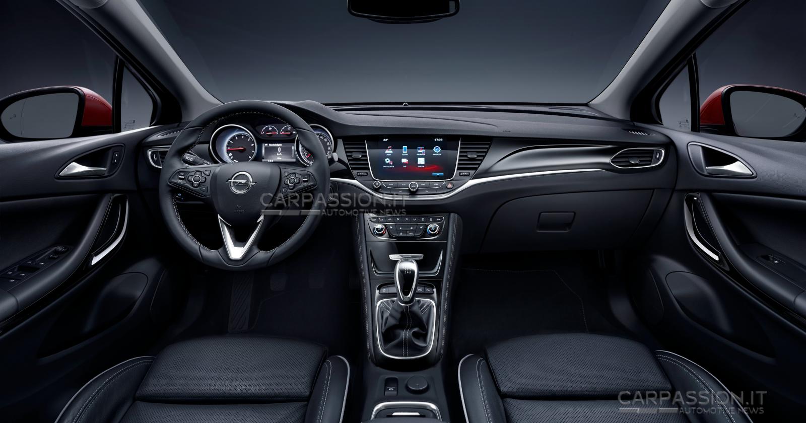 2016 Opel Astra dashboard leaked