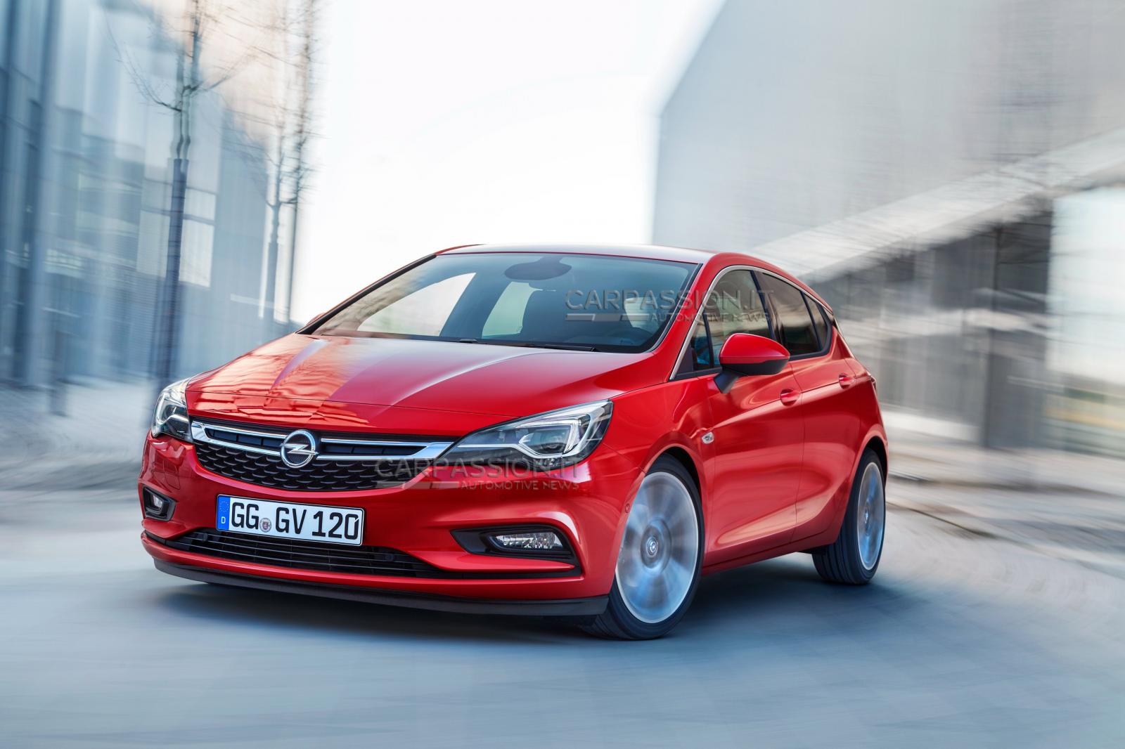 2016 Opel Astra front quarters leaked