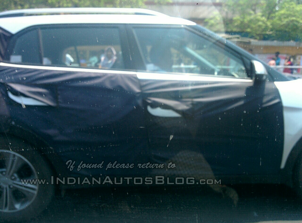 Hyundai Creta side spied Chennai