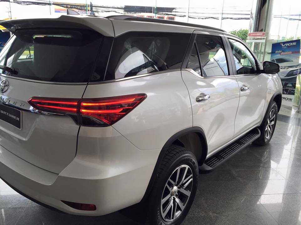 2016 Toyota Fortuner displayed in a dealership post-unveil