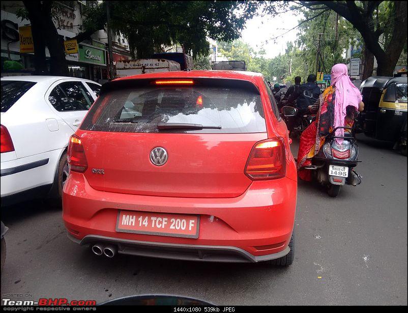 2015 VW Polo GTI rear spotted in India