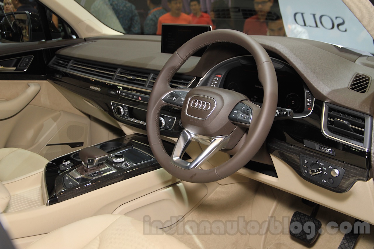Audi Q7 interior at the Gaikindo Indonesia International 