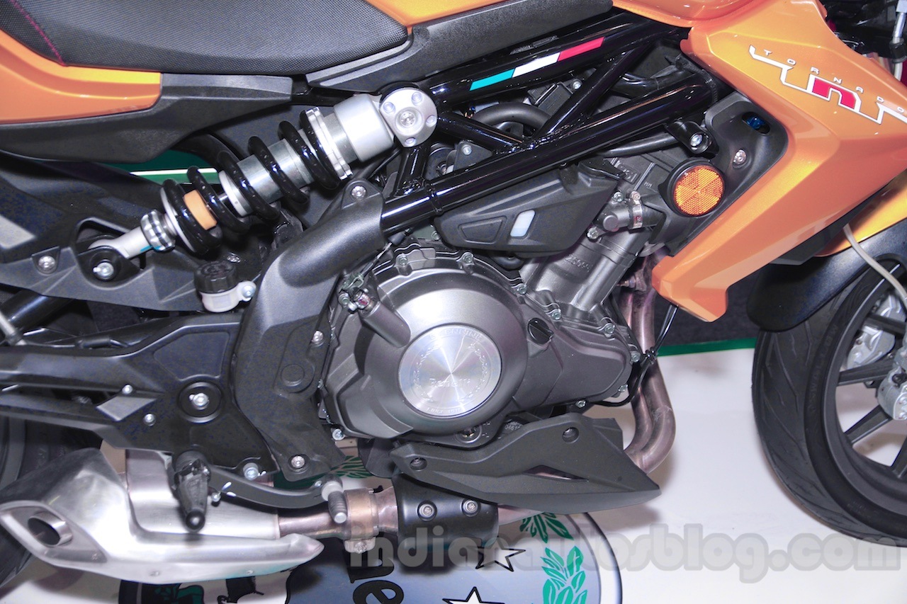 Benelli TNT 25 engine and gearbox at the Indonesia 