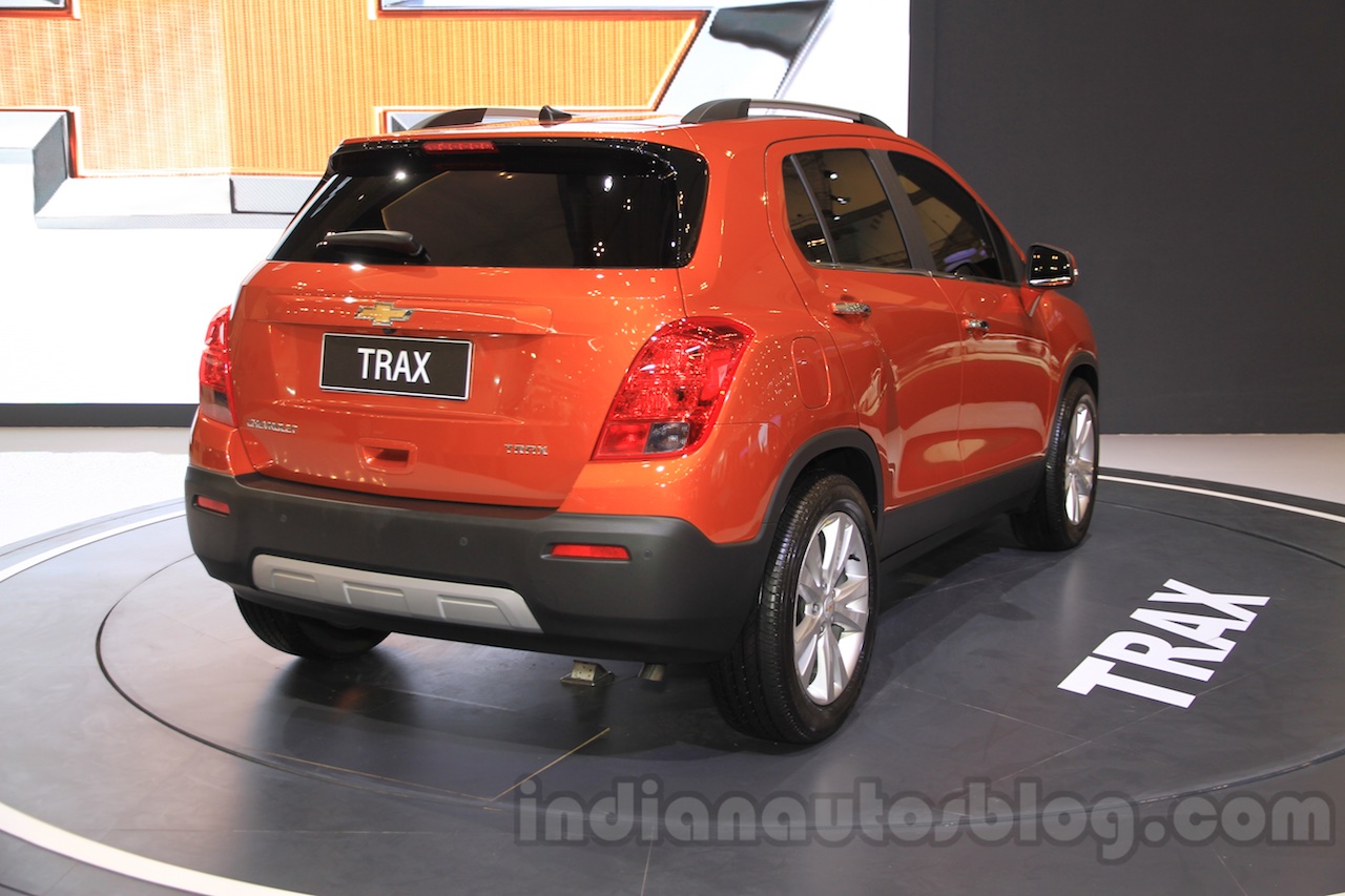 Chevrolet Trax SUV rear quarter at the 2015 Gaikindo 