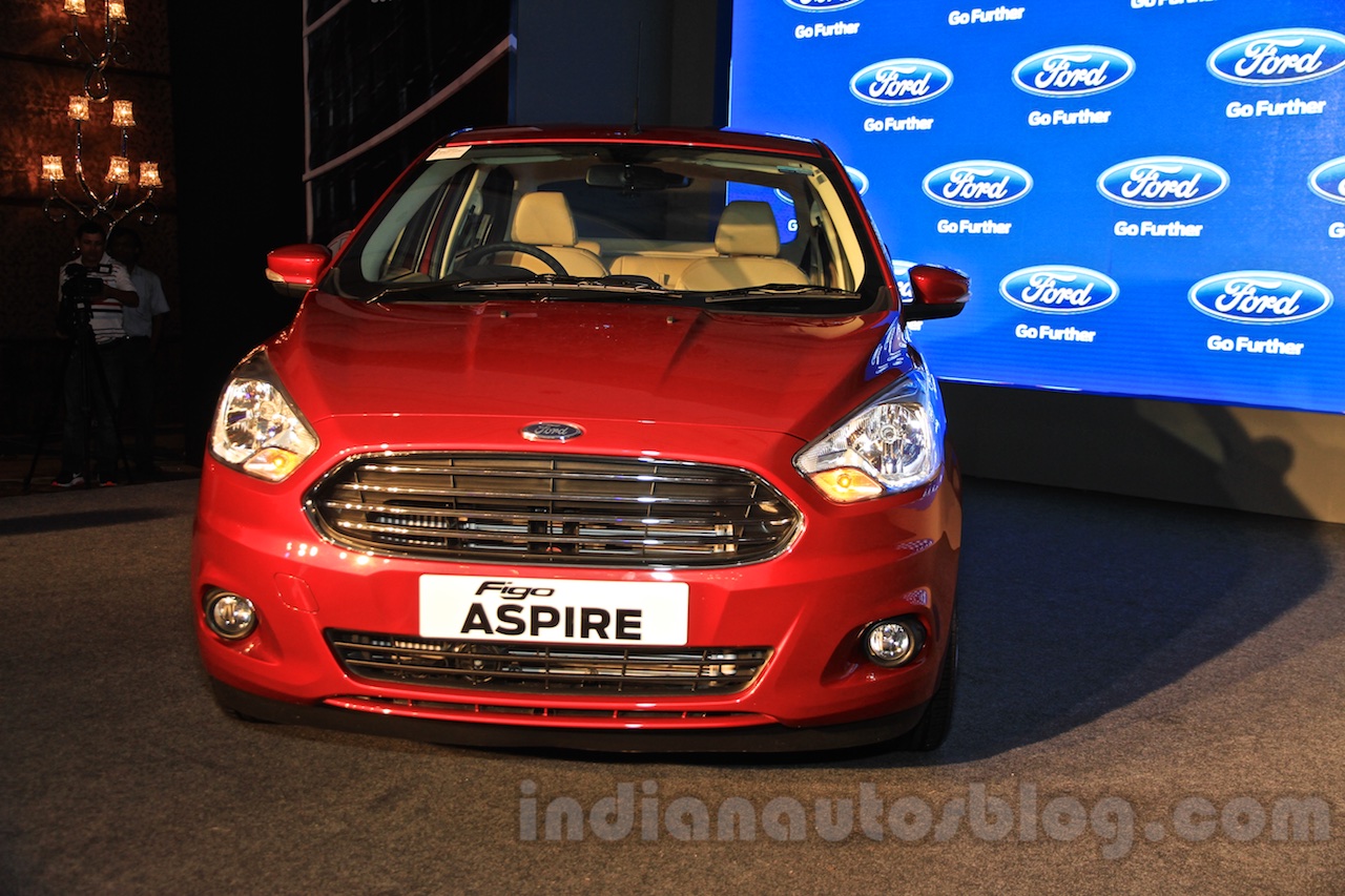 Ford Figo Aspire front launched at INR 4.89 Lakhs
