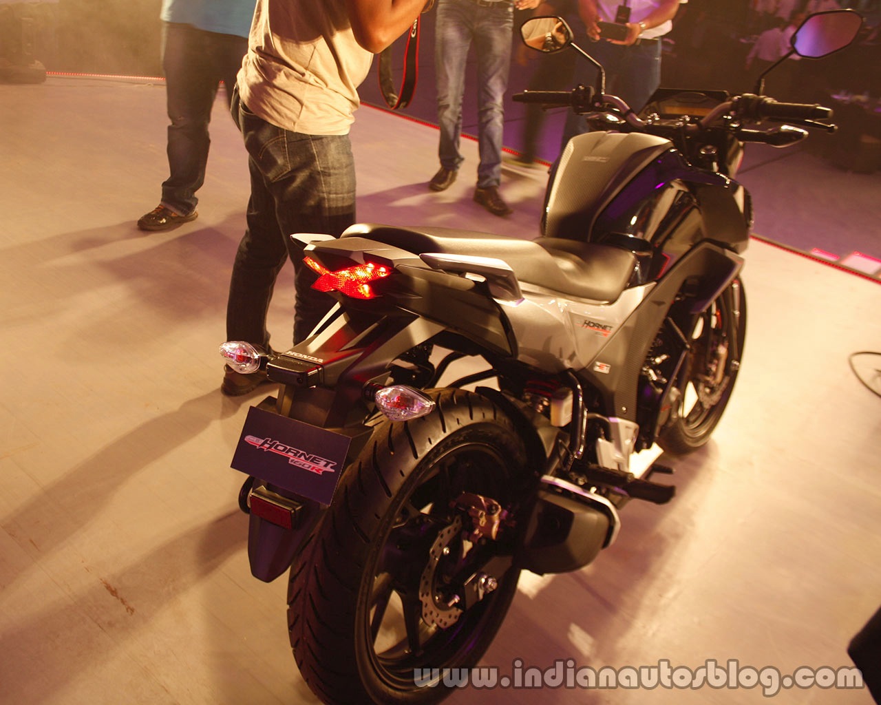 Honda Cb Hornet 160r Rear From The Showcase In India