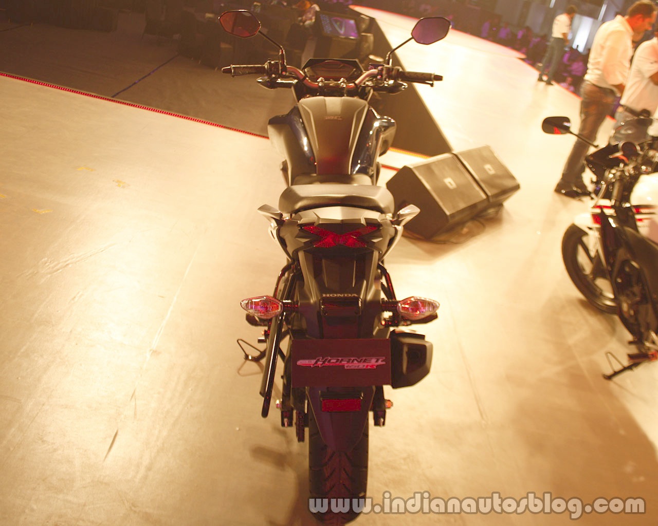 Honda Cb Hornet 160r Rear View From The Showcase In India