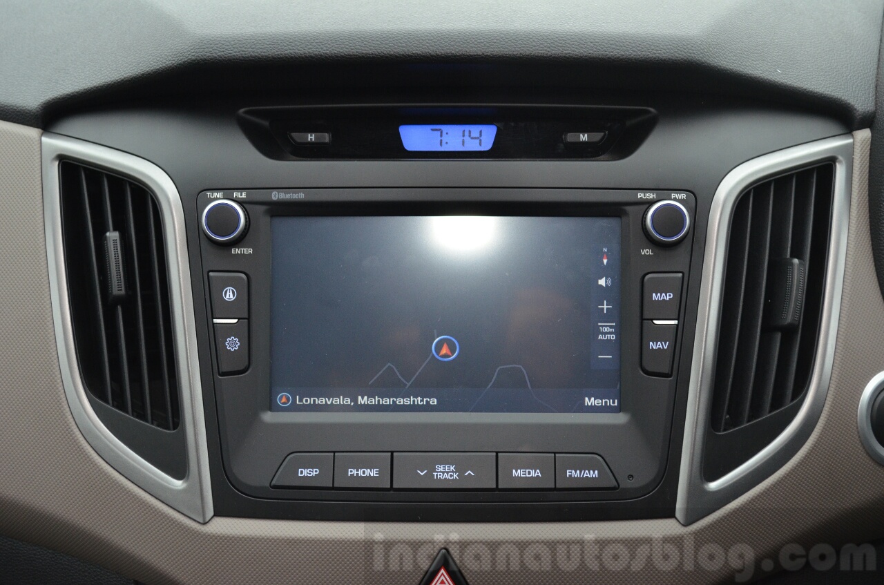 Hyundai Creta Diesel AT navigation Review