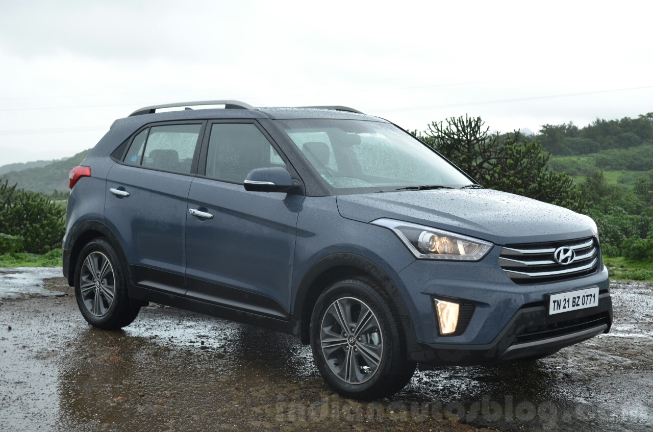 Hyundai Creta Diesel front three quarter angle Review