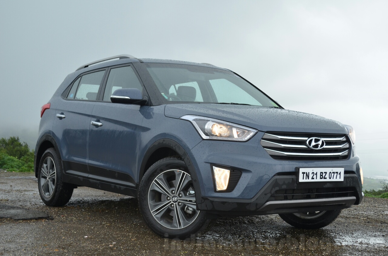 Hyundai Creta Diesel Front View Review