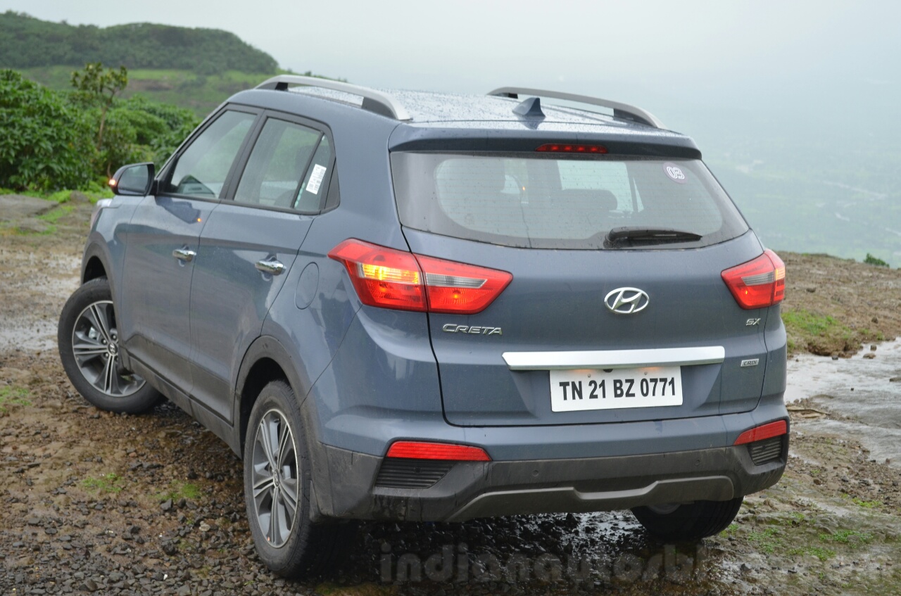 Hyundai Creta Diesel rear quarter Review