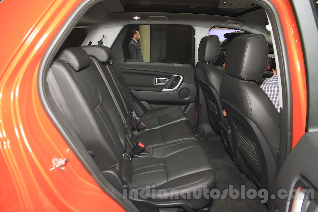 Land Rover Discovery Sport rear seat at the 2015 Gaikindo Indonesia