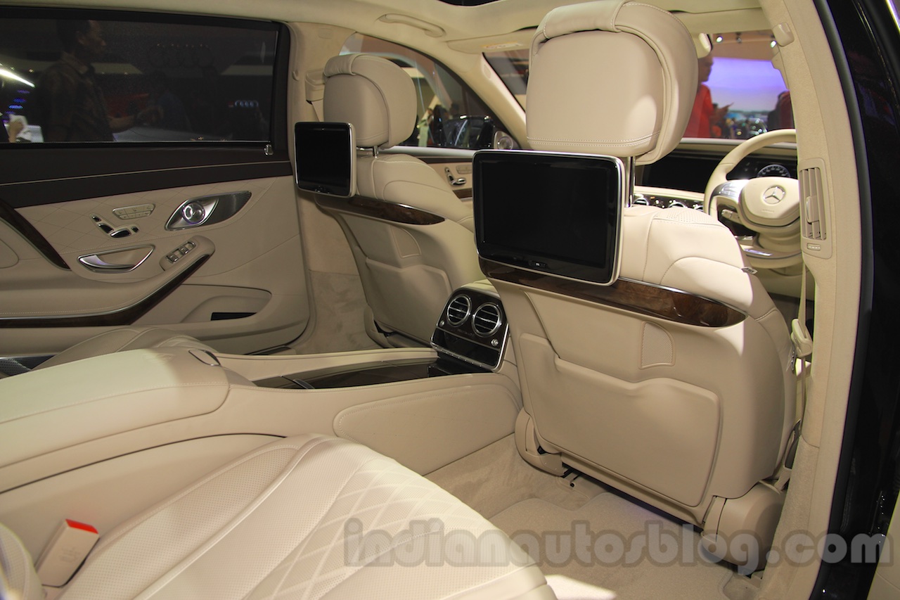 Mercedes Maybach SClass S500 leg room Gaikindo Indonesia International Auto Show 2015