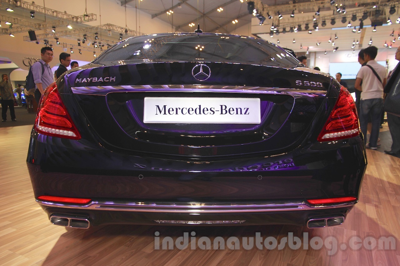 Mercedes Maybach SClass S500 rear Gaikindo Indonesia International