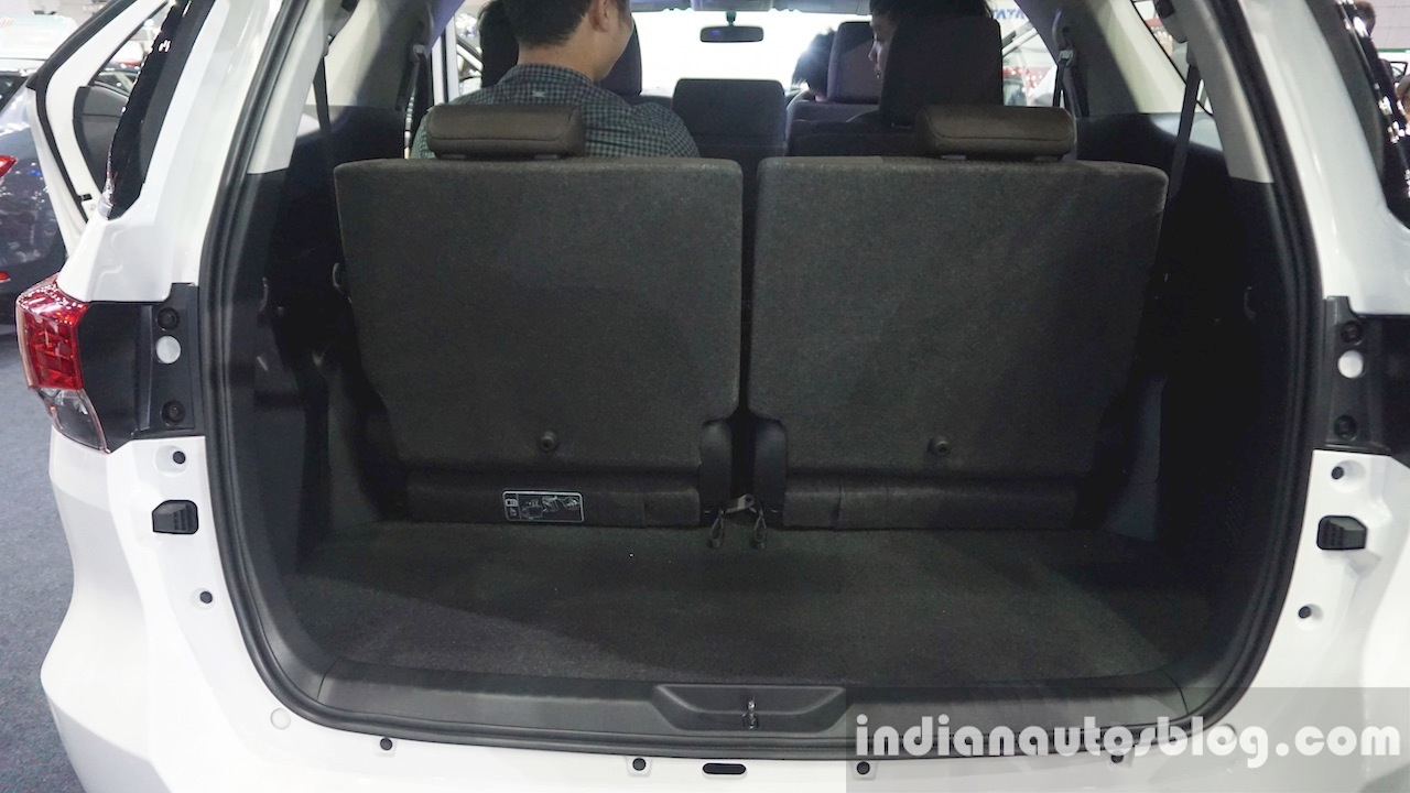 Toyota Fortuner MT (Manual Transmission) variant boot space