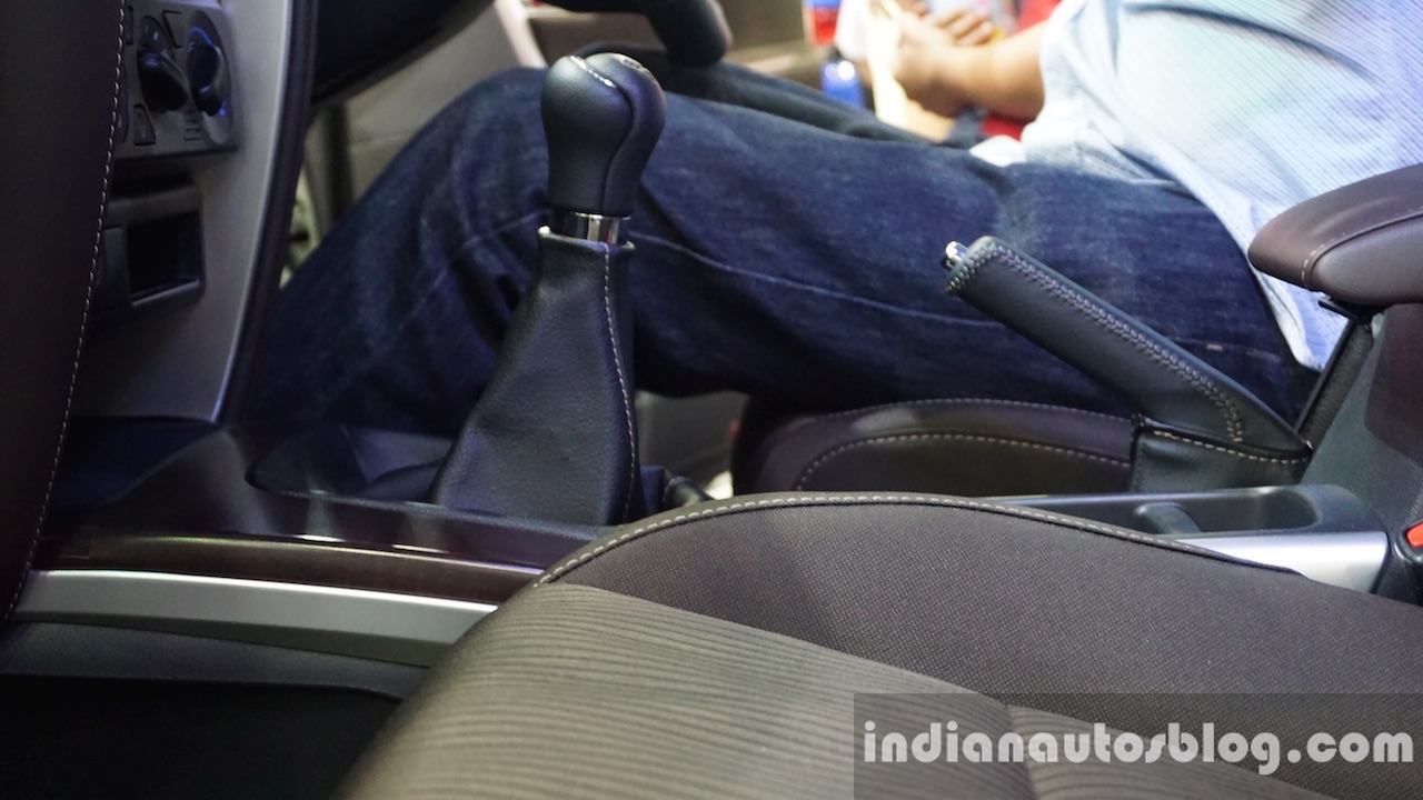 Toyota Fortuner MT (Manual Transmission) variant seat stitching