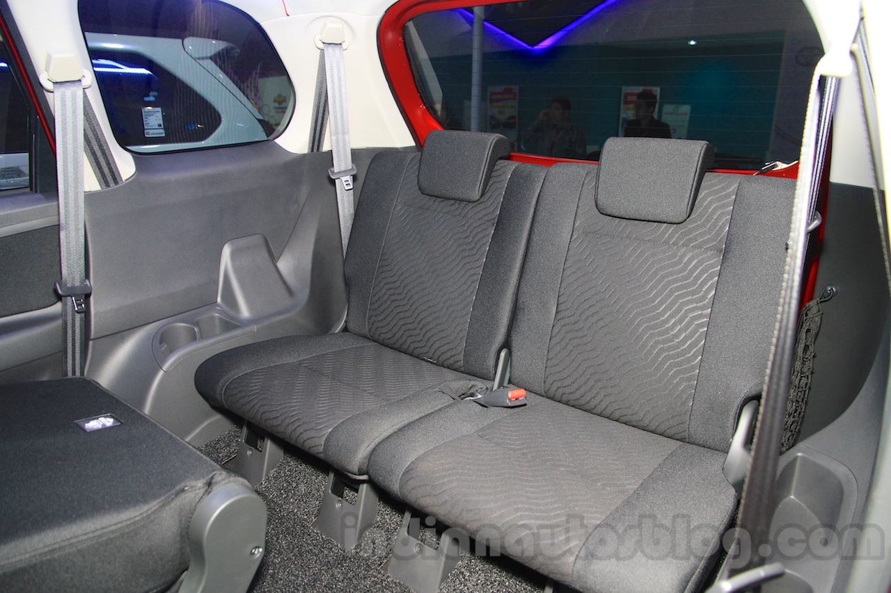 Toyota Grand New Veloz thrid row seats at the 2015 IIMS