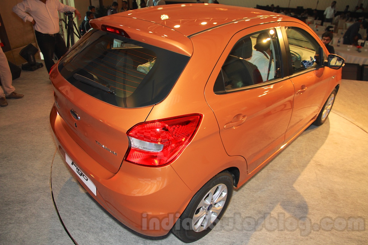 2015 Ford Figo rear quarter launched