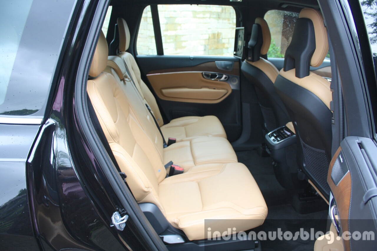 2015 Volvo XC90 D5 Inscription rear seats full review