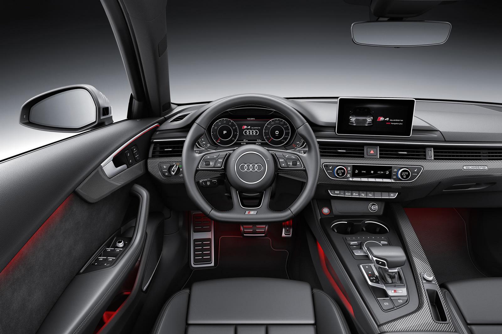 2016 Audi S4 interior unveiled ahead of IAA debut