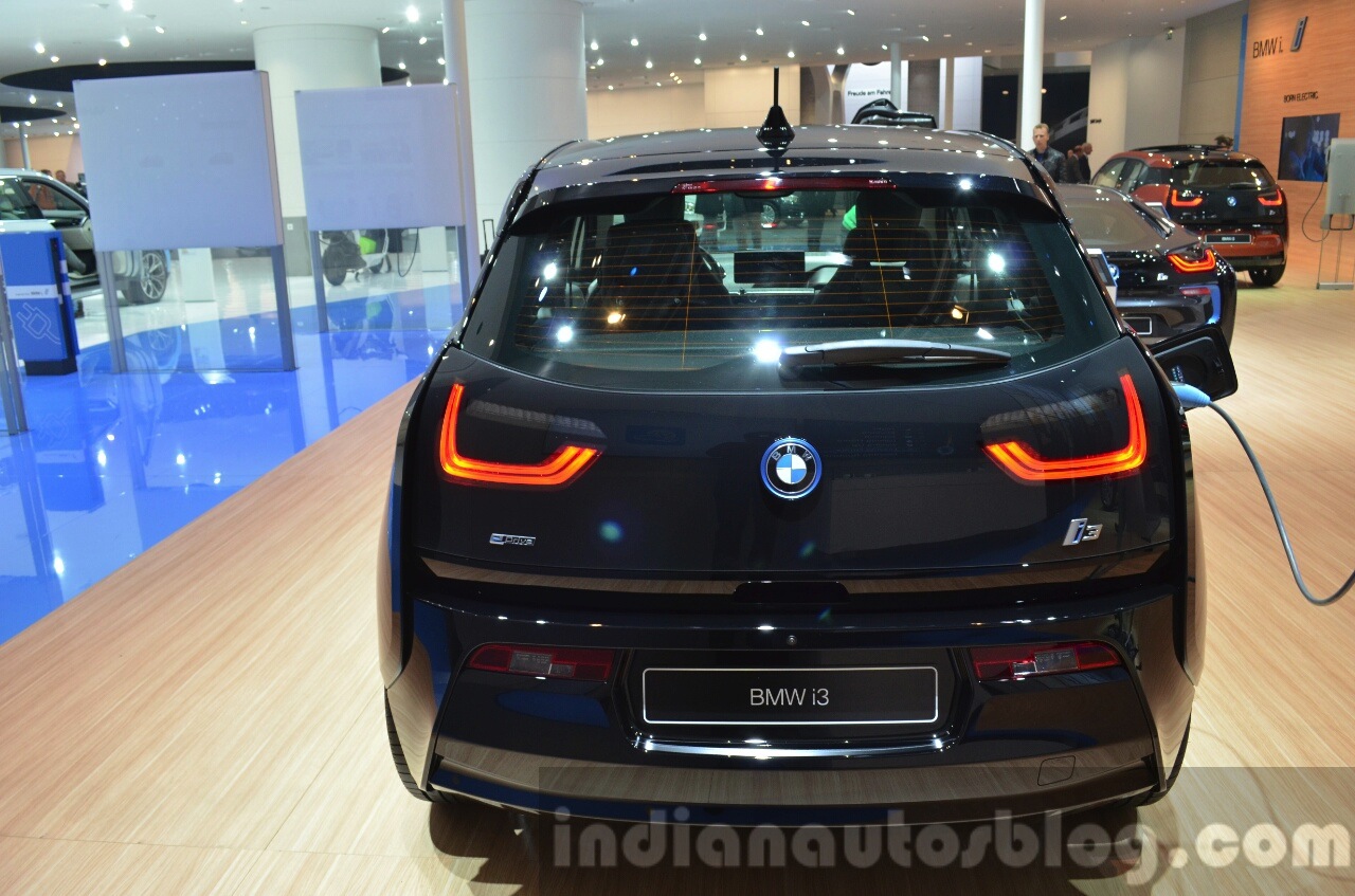 2016 BMW i3 in Fluid Black rear at IAA 2015