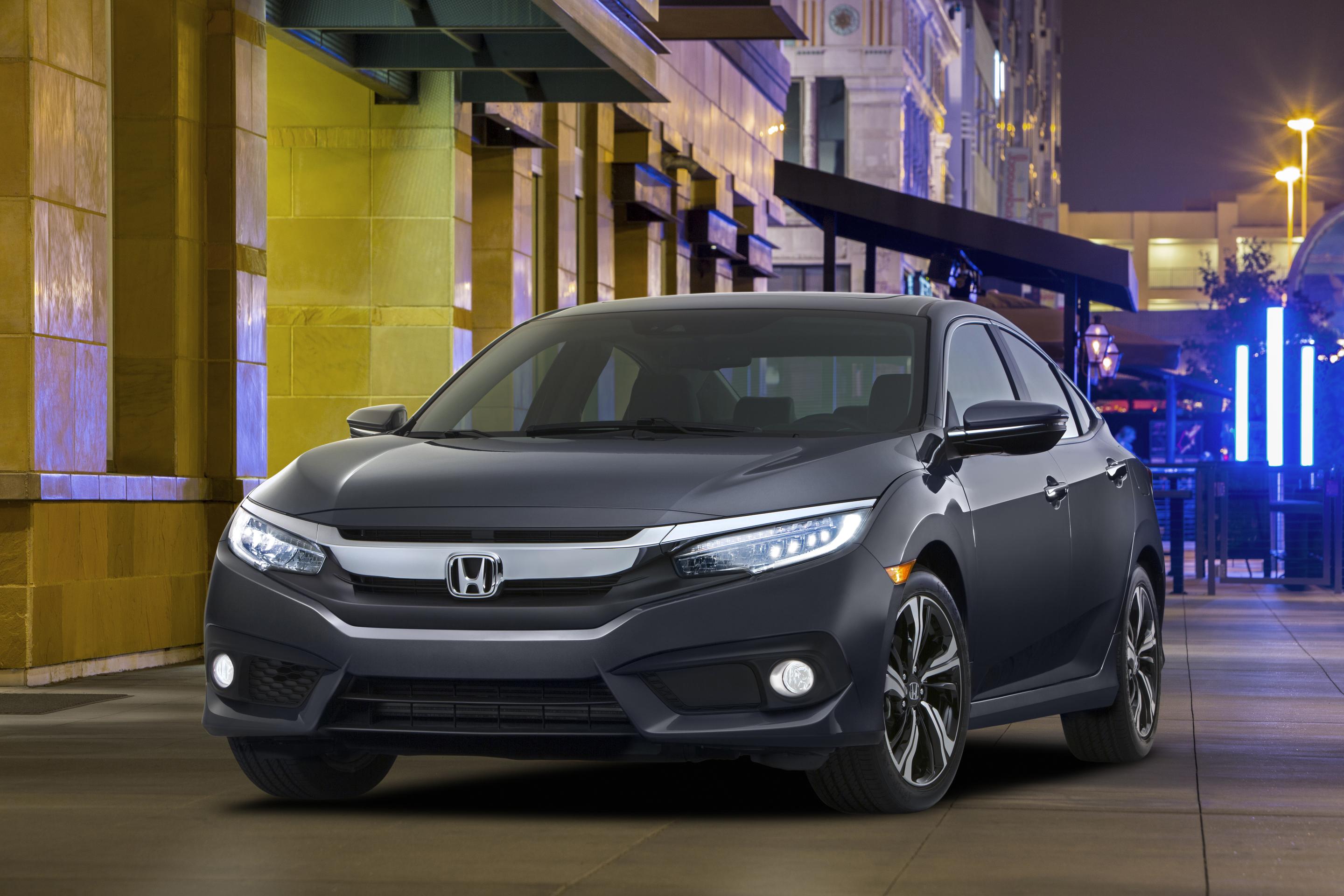 2016 Honda Civic Sedan Front Quarter Unveiled